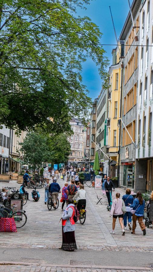 Nice Studio Apartment On A Pedestrian Street Helsínquia Exterior foto